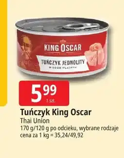 E.Leclerc Tuńczyk jednolity w sosie własnym King Oscar oferta