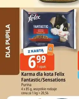 E.Leclerc Karma dla kota Felix Fantastic 4-pak oferta