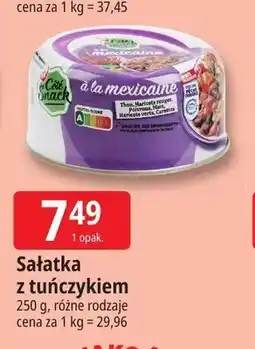 E.Leclerc Sałatka z tuńczykiem à la mexicaine Côté Snack oferta