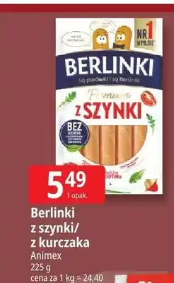 E.Leclerc Parówki Berlinki z kurczaka oferta