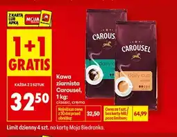 Biedronka Kawa ziarnista Carousel oferta