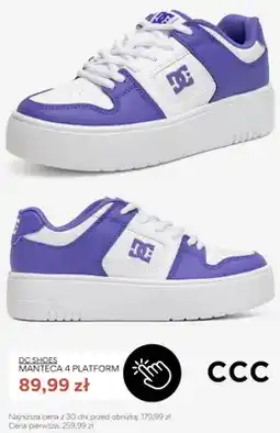 CCC Buty sportowe DC Shoes Manteca 4 Platform oferta