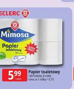 E.Leclerc Papier toaletowy Mimosa 8-pak oferta