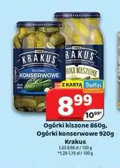 Delfin Ogórki kiszone Krakus oferta