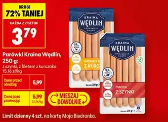 Biedronka Parówki Kraina Wędlin oferta
