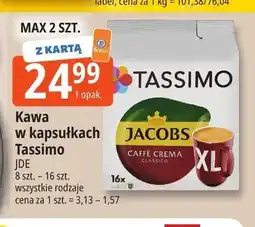 E.Leclerc Kawa w kapsułkach Tassimo Jacobs Caffè Crema XL oferta
