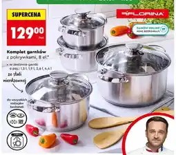 Biedronka Komplet garnków z pokrywkami Florina oferta