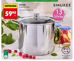 Biedronka Garnek z pokrywką Smukee ze stali nierdzewnej oferta