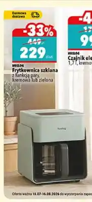 Biedronka Frytkownica szklana z funkcją pary Huslog oferta