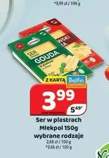 Delfin Ser w plastrach Mlekpol oferta