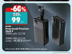 Biedronka Powerbank Patona Premium Stark 4 30000mAh oferta