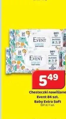 Delfin Chusteczki nawilżane Event Baby Extra Soft oferta