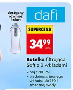 Biedronka Butelka filtrująca Dafi Soft z 2 wkładami oferta