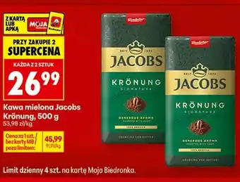 Biedronka Kawa mielona Jacobs oferta