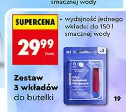 Biedronka Zestaw 3 wkładów do butelki Dafi oferta