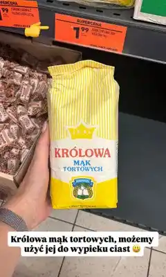 Biedronka Mąka pszenna tortowa Królowa typ 400 oferta