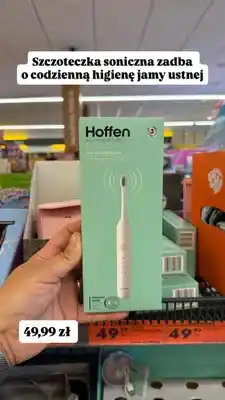 Biedronka Szczoteczka soniczna Hoffen oferta