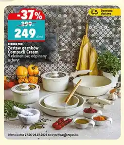 Biedronka Zestaw garnków Starke Pro Compacti Cream oferta