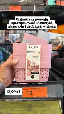 Biedronka Organizery Smukee Home zestaw 4 sztuk oferta