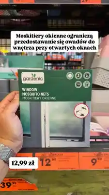 Biedronka Moskitiery okienne Gardenic białe oferta