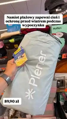 Biedronka Namiot plażowy Plener oferta
