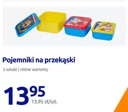 Action Pojemniki na przekąski Psi Patrol 3-pak oferta
