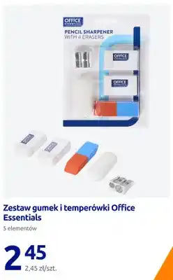 Action Zestaw gumek i temperówki Office Essentials oferta