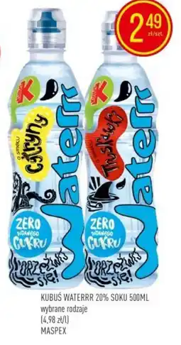 Pokusa KUBUS WATERRR 20% SOKU oferta