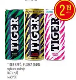 Pokusa TIGER NAPÓJ oferta