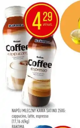 Pokusa Napój mleczny kawa Satino 250g: cappuccino, latte, espresso oferta