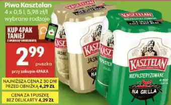 Delikatesy Centrum Piwo Kasztelan oferta