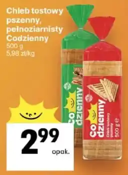 Delikatesy Centrum Chleb tostowy pszenny, pełnoziarnisty Codzienny oferta