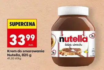 Biedronka Krem do smarowania Nutella 825 g oferta