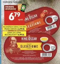 Delikatesy Centrum King Oscar Filety Śledziowe oferta