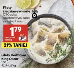 Delikatesy Centrum Filety śledziowe w sosie śmietanowym, salsa, musztardowym oferta