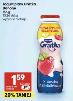 Delikatesy Centrum Jogurt pitny Gratka Danone oferta