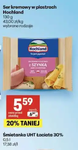 Delikatesy Centrum Ser kremowy w plastrach Hochland oferta