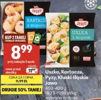 Delikatesy Centrum Uszka, Kartacze, Pyzy, Kluski śląskie Jawo oferta