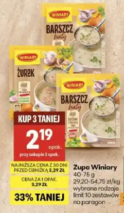 Delikatesy Centrum Zupa Winiary Barszcz biały oferta