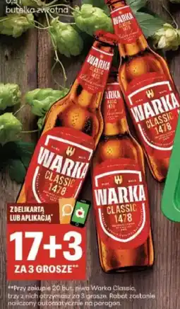 Delikatesy Centrum Piwo Warka Classic oferta