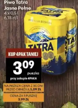 Delikatesy Centrum Piwo Tatra Jasne Pełne oferta