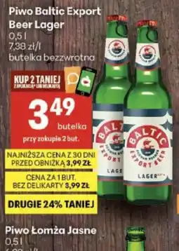 Delikatesy Centrum Piwo Baltic Export Beer Lager oferta