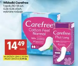 Delikatesy Centrum Wkładki Carefree Cotton Feel Normal oferta