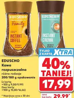 Kaufland Eduscho Kawa rozpuszczalna oferta