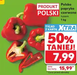 Kaufland Polska papryka czerwona luzem oferta