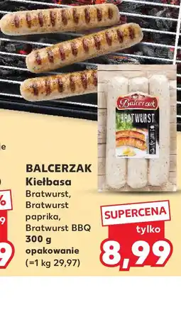 Kaufland Balcerzak Kiełbasa Bratwurst, Bratwurst paprika, Bratwurst BBQ oferta