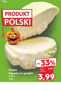 Kaufland Polska kapusta na gołąbki luzem oferta
