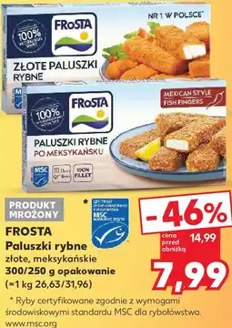 Kaufland FROSTA Paluszki rybne złote, meksykańskie oferta
