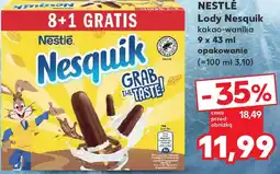 Kaufland Nestlé Lody Nesquik kakao-wanilia oferta