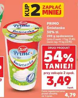 Kaufland Zott Primo Śmietanka 30% oferta